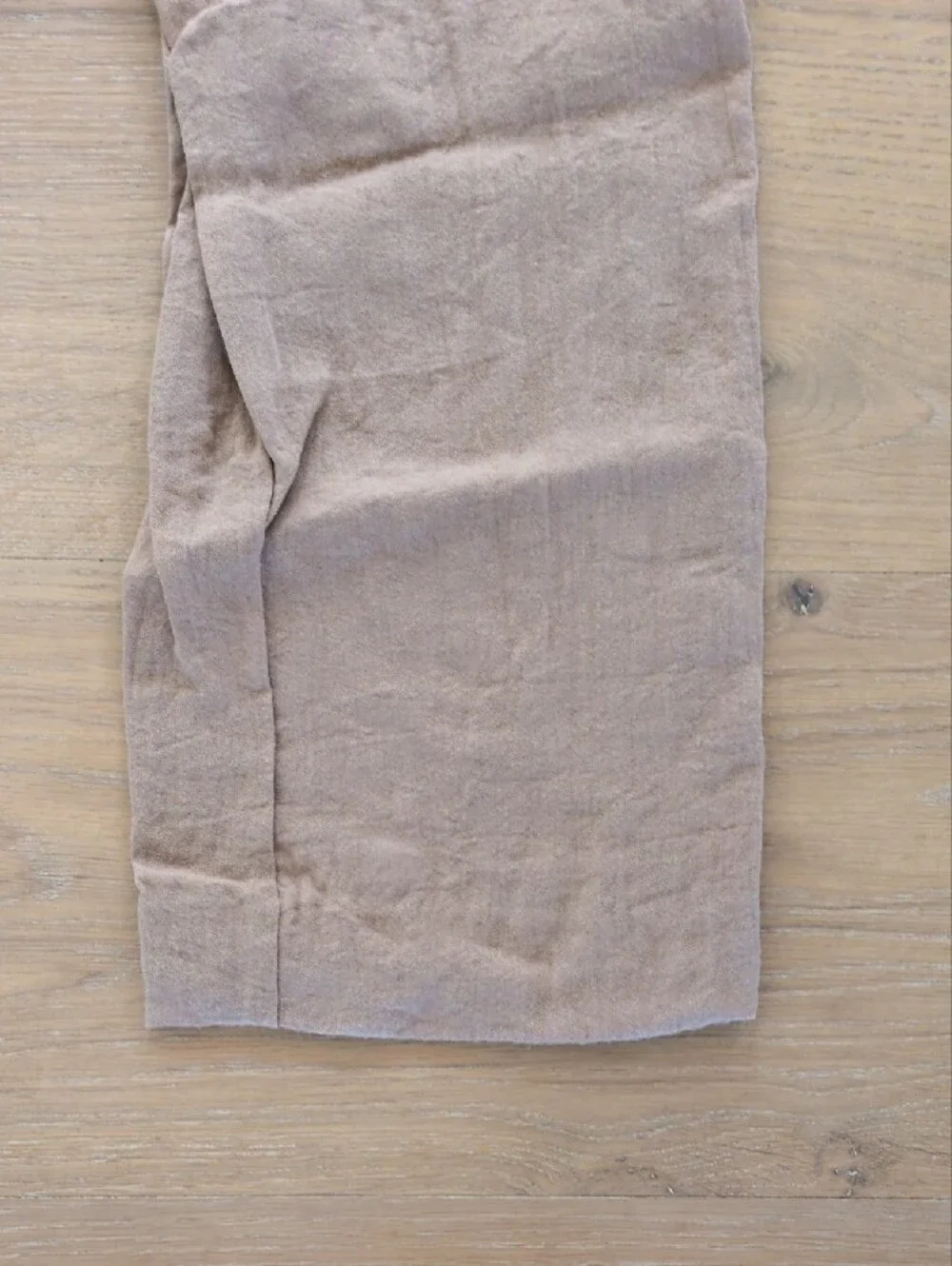 H&M Linen-like Blend Drawstring Pants — Dark Tan Size Small